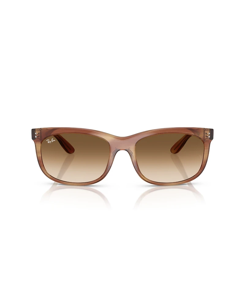 Ray-Ban Unisex Rectangle Sunglasses, Balorette RB2389