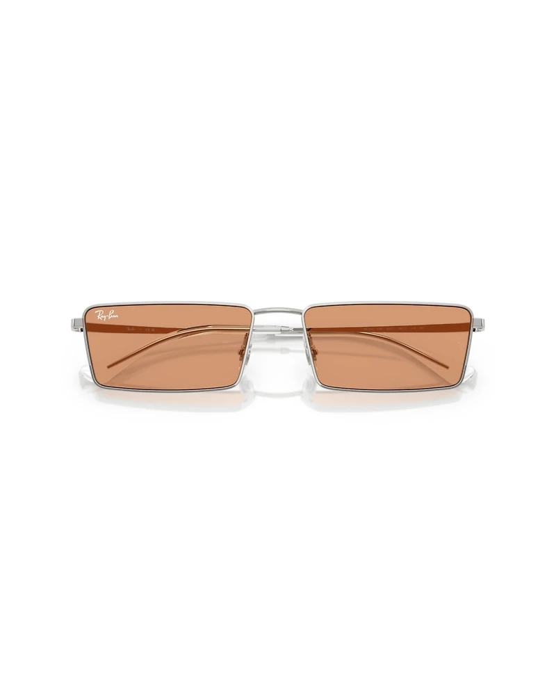 Ray-Ban Unisex Rectangle Sunglasses, Emy RB3741