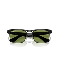 Ray-Ban Unisex Wayfarer Deluxe Square Sunglasses, RB3875