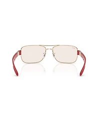 Ray-Ban Unisex Scuderia Ferrari Collection Square Sunglasses, RB3763M
