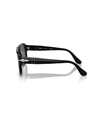 Persol Unisex Rectangle Sunglasses, PO3310S - Jean PO3310S