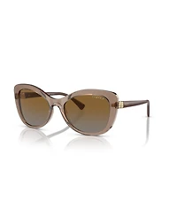 Vogue Eyewear Women's Polarized Butterfly Sunglasses, VO5515SB