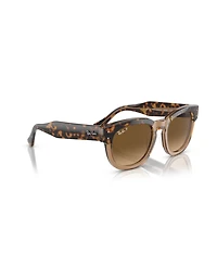 Ray-Ban Unisex Polarized Mega Hawkeye Square Sunglasses, RB0298SF