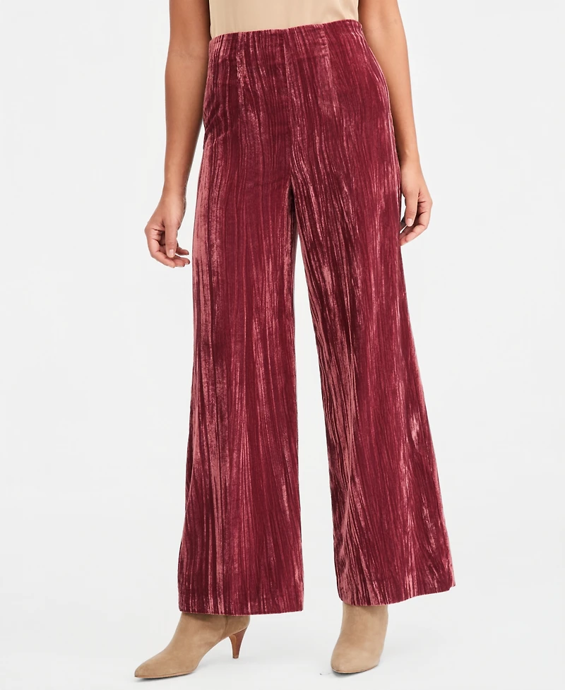 Emme Marella Emmcrisma Crackle Velvet Pants