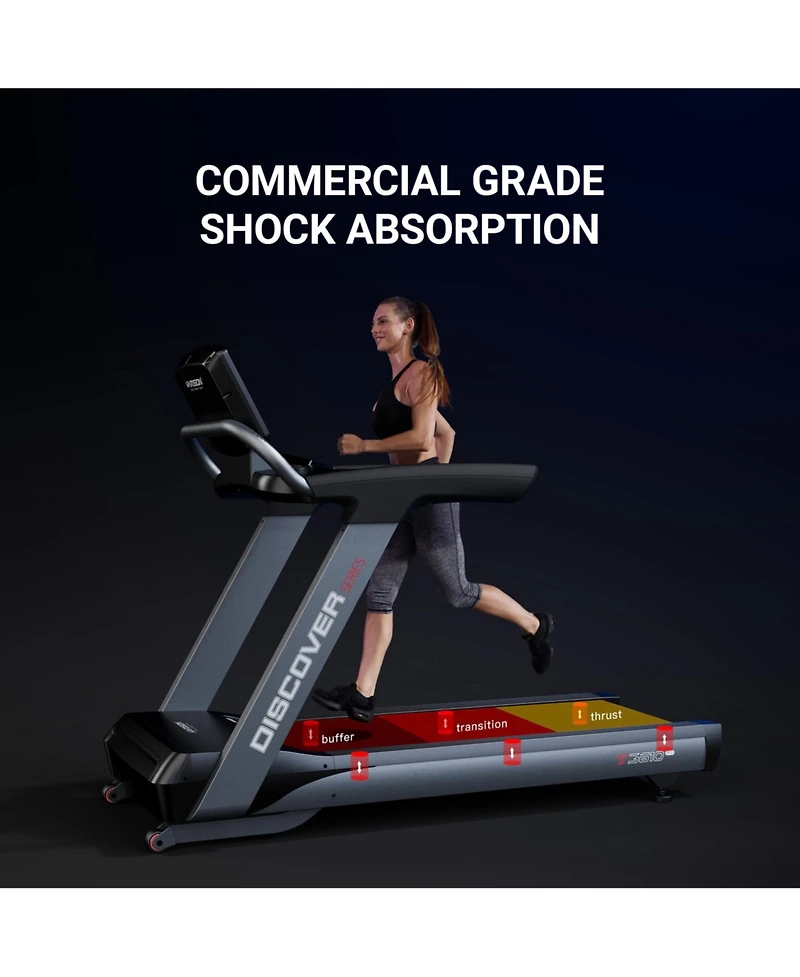 Harison Commercial Treadmill,with 6.0 Hp Motor,Heavy-Duty for Gyms Hrm-T3610)