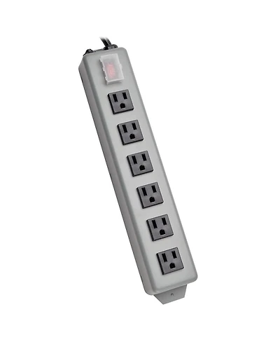 Tripp Lite Waber 6-Outlet Industrial Power Strip, 6' Cord