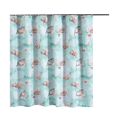 Barefoot Bungalow Bath Shower Curtain Ocean