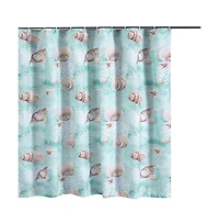 Barefoot Bungalow Bath Shower Curtain Ocean