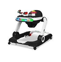Kinder King 5-in-1 Baby Activity Walker with Music and Lights, Adjustable Height Safety Bumper
