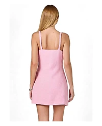 endless rose Women's Bow Embellished Mini Dress