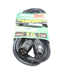ProX Xc-MIC10 10' Xlr-f to Xlr-m Balanced High Performance Microphone Cable