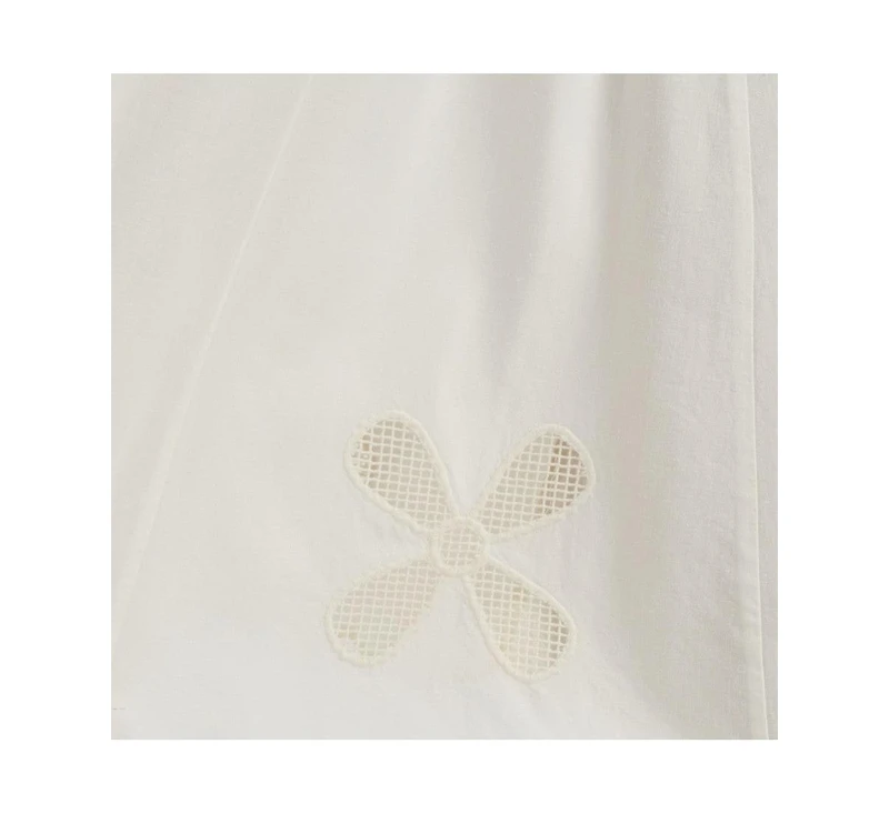Chinti & Parker Women's Linen-Blend Broderie Skirt