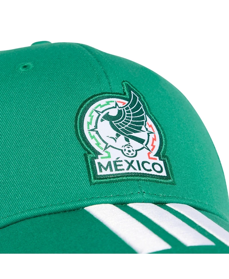 Adidas Men's and Women's Green Mexico National Team 2026 World Cup 3-Stripe Adjustable Hat
