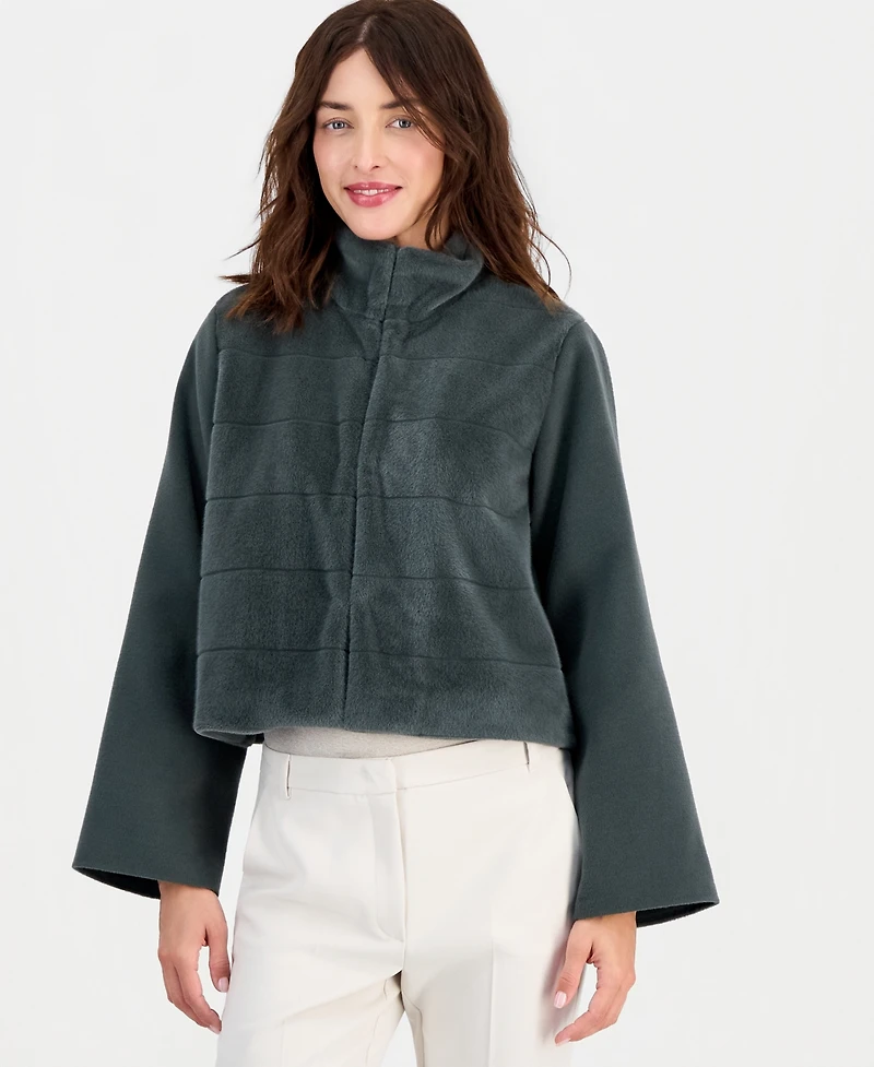 Emme Marella Women's Emmbalia Cropped Faux-Fur Jacket