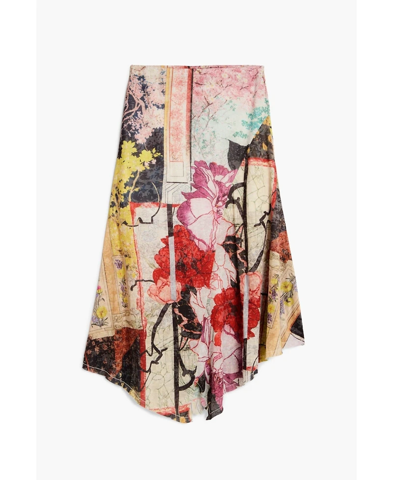 Desigual Women's Long printed skirt