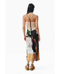 Desigual Women's Strappy knit dress