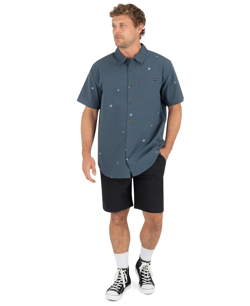 Hurley Men's Dobby Short-Sleeve Shirt