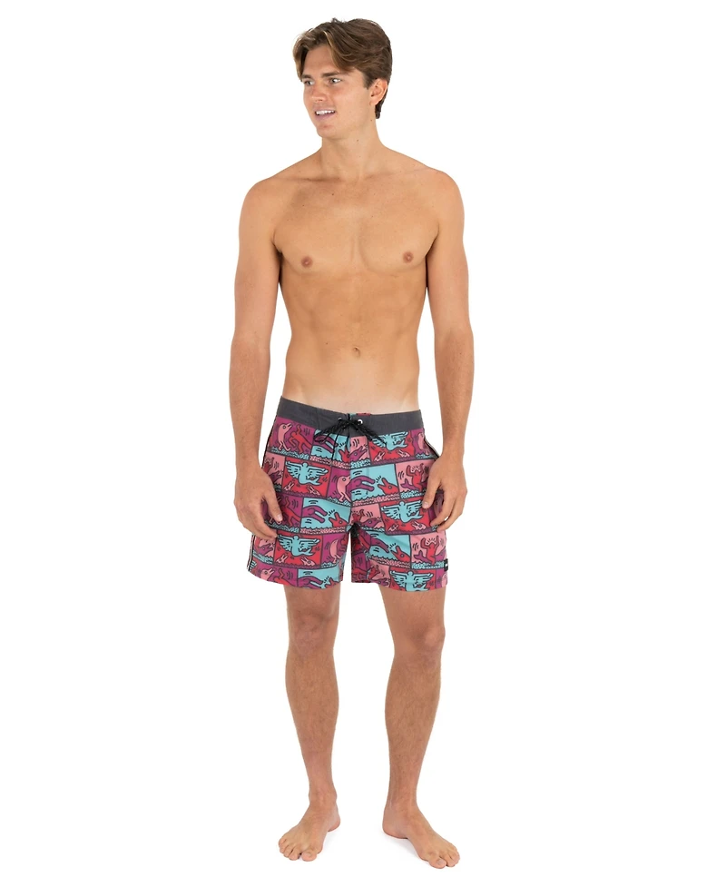Hurley Men's Phantom Eco Sessions 5" Regular-Fit Swim Shorts