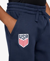 Nike Big Boys and Girls Navy Usmnt Club Fleece Jogger Pants