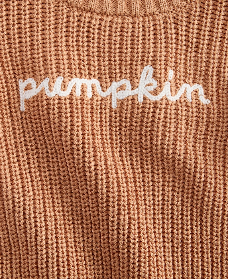 First Impressions Baby 0M-24M Mix & Match Cotton Pumpkin Sweater, Macy's Exclusive