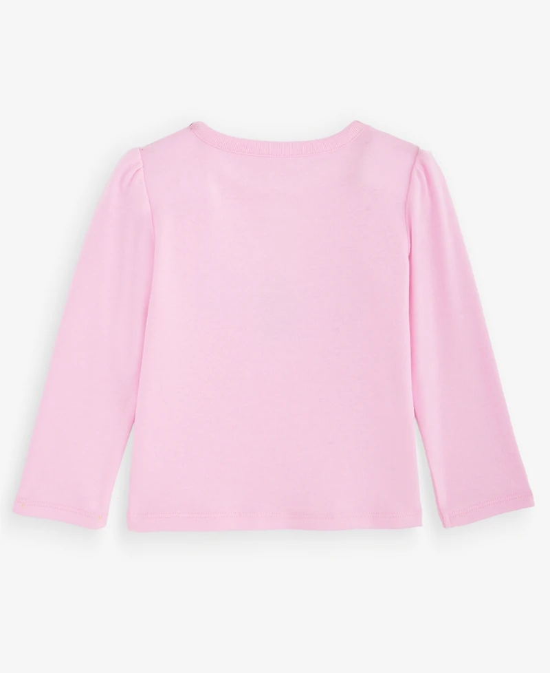 First Impressions Baby Girls' 3M-24M Mix & Match Long-Sleeve Cookie Taster T-Shirt, Macy's Exclusive