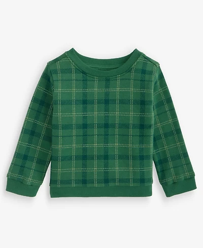 First Impressions Baby Boys' 3M-24M Mix & Match Plaid Sweatshirt, Macy's Exclusive