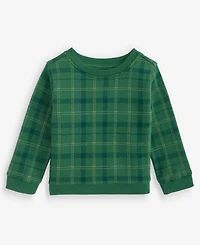 First Impressions Baby Boys' 3M-24M Mix & Match Plaid Sweatshirt, Macy's Exclusive