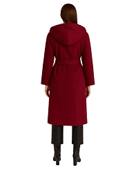 1982 Women's Cashmere Hooded Long Coat