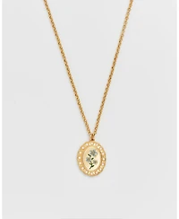 Fable England Forget Me Not Pearl Cameo Necklace