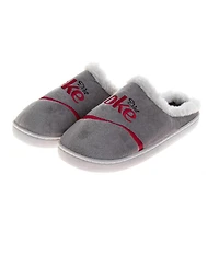 Coca-Cola Men's Coke Logo Casual Slippers Cozy SoftLined Warm Indoor Comfort Shoes