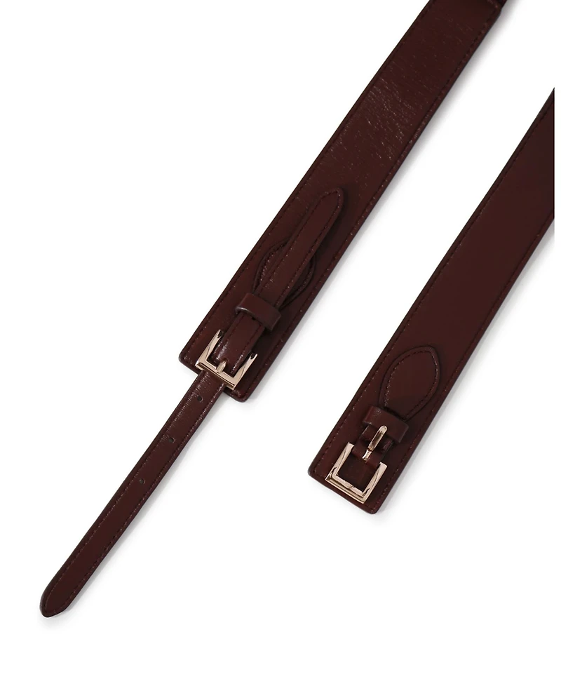 Belle & Bloom London Fog Leather Waist Belt