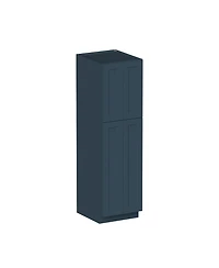 Boyel Living 84 Inch Hight Pantry Cabinet 4 Doors 4 Shelves, Ready to Assemble Kitchen Cabinet with Solid Wood Frame, Soft-Close Slides and Hinges