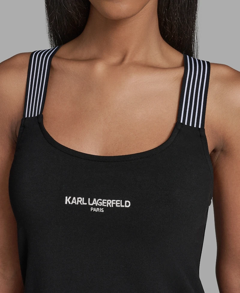 Karl Lagerfeld Paris Women's Sleeveless Scoop Dress
