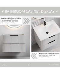 Busdays 24 Inch Bathroom Vanity No Sink Included Storage Cabinet