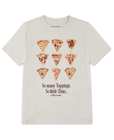 abercrombie kids Girls' 5-16 Pizza Oversized T-Shirt