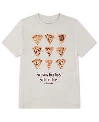 abercrombie kids Girls' 5-16 Pizza Oversized T-Shirt