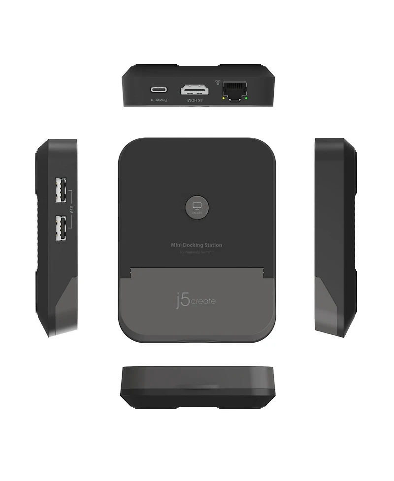 j5create Mini Docking Station for Nintendo Switch, JCD620