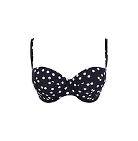 Panache Lingerie Polka Dot Florence Underwire Balcony Side Support Bikini Swim Bra