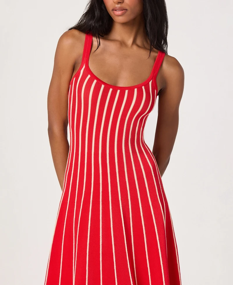 Astr the Label Women's Irecia Scoop Neck Midi Sweater Dress