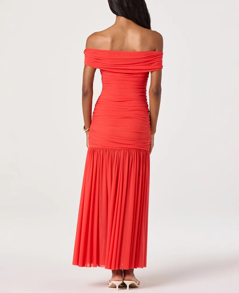 Astr the Label Women's Andreanna Off-The-Shoulder Maxi Dress