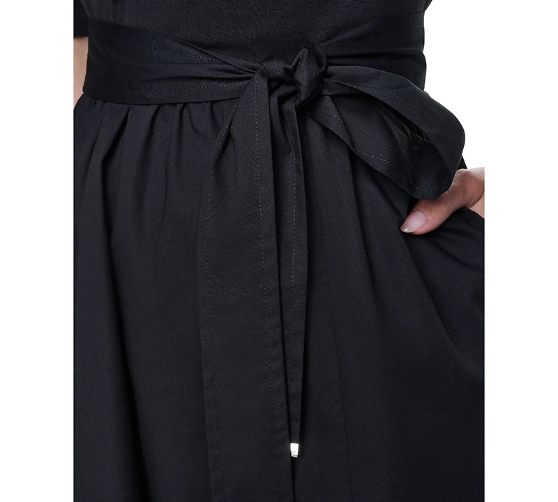 Dkny Women's Collared Short-Sleeve Shirt Dress