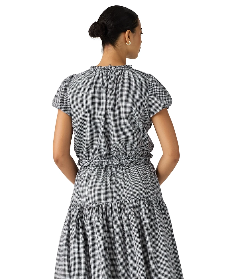 Levi's Plus Chiara Front Button Short-Sleeve Blouse
