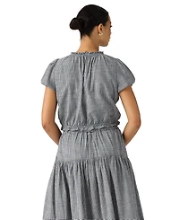 Levi's Plus Chiara Front Button Short-Sleeve Blouse