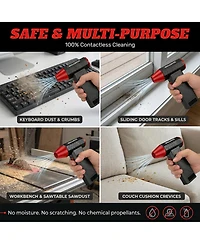 Bullseye Air Blaster Portable 130,000 Rpm 4000mAh Compressed Air Rechargeable Electric Duster