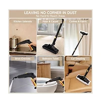 Topteng 2000W Steam Cleaner with 0.53 Gal Tank and Extendable Wand for Floor and Kitchen