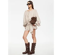 Lioness Women's Long-Sleeve Crewneck Mini Dress