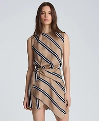 Kenneth Cole Women's Asymmetrical Hem Mini Dress