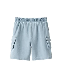 Andy & Evan Toddler Boys Surfing Dino Tee and Knit Denim Short Set