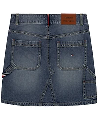 Tommy Hilfiger Girls' 7-16 Denim Carpenter Skirt