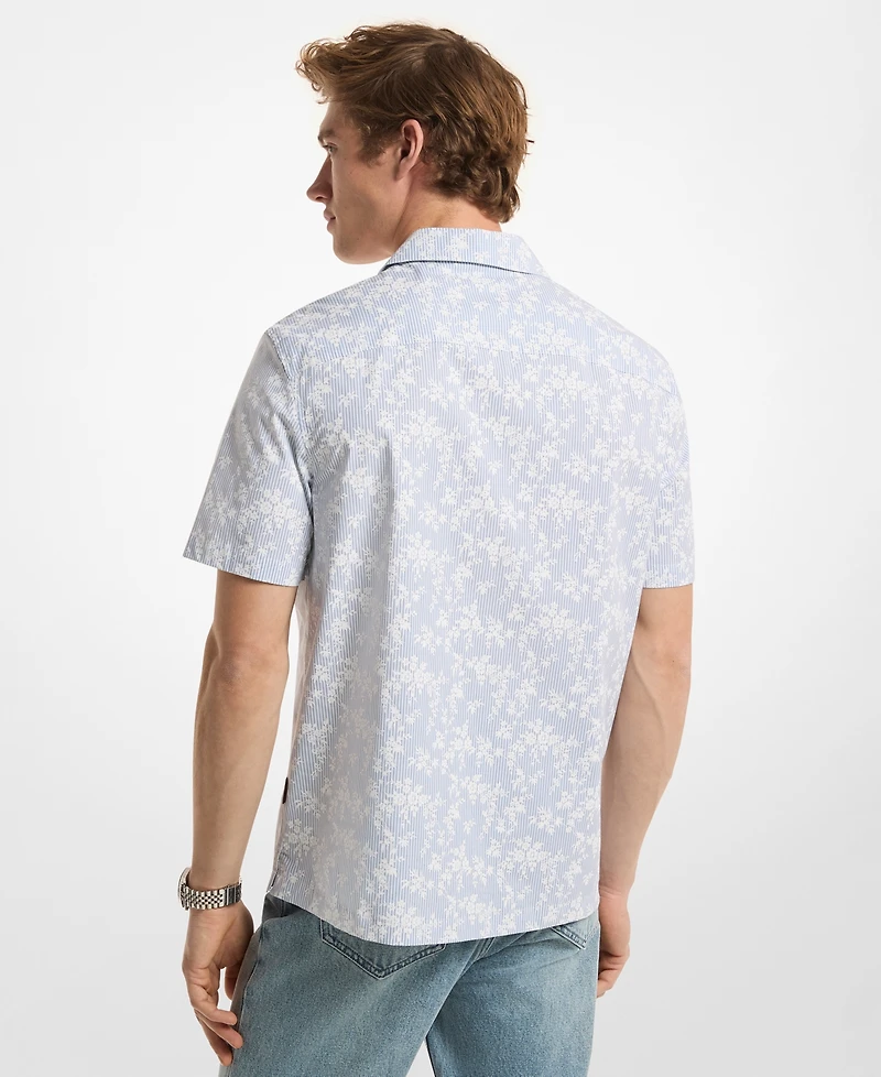 Michael Kors Men's Camp Floral Print Shirt